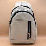 بادی بگ چرم سفید طرح ساده