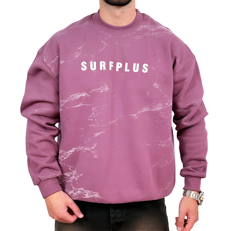 دورس مردانه بنفش سه نخ طرح چاپ برجسته