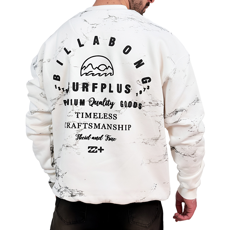 دورس مردانه سفید سه نخ طرح چاپ برجسته