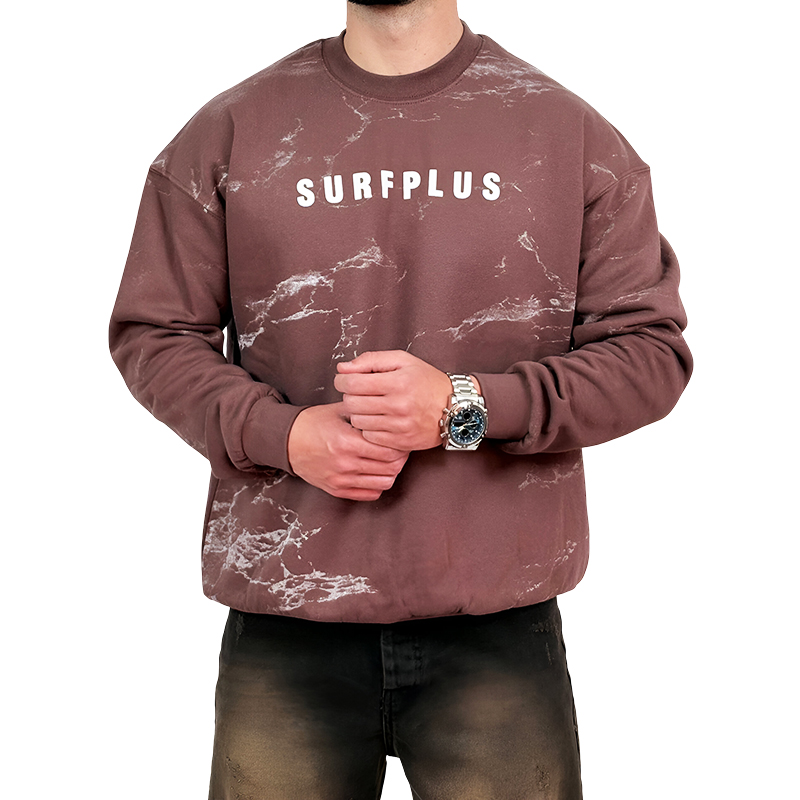 دورس مردانه قهوه ای سه نخ طرح چاپ برجسته