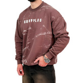 دورس مردانه قهوه ای سه نخ طرح چاپ برجسته