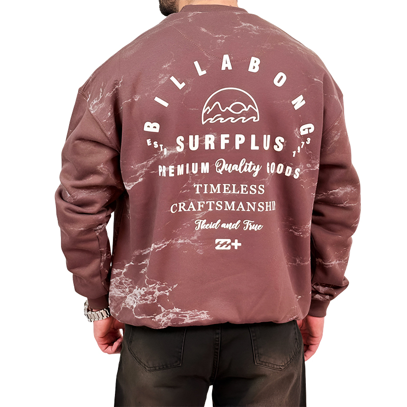 دورس مردانه قهوه ای سه نخ طرح چاپ برجسته