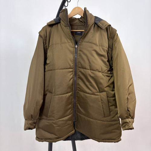 کاپشن وست شو قهوه ای دخترانه مدل ساده