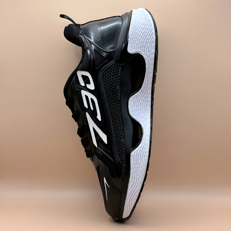 کتانی زنانه مشکی براق لژدار مدل 730