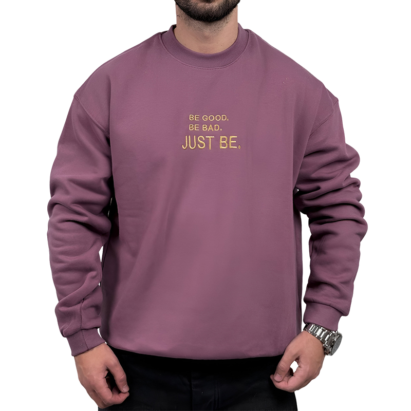 دورس مردانه صورتی سه نخ طرح JUST BE