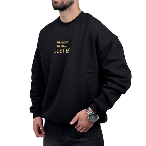 دورس مردانه مشکی سه نخ طرح JUST BE