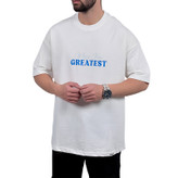 تیشرت آستین کوتاه مردانه سفید مدل FROM