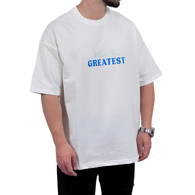 تیشرت آستین کوتاه مردانه سفید مدل FROM