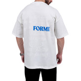 تیشرت آستین کوتاه مردانه سفید مدل FROM