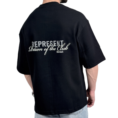 تیشرت مردانه گرم بالا مشکی مدل REPRESENT