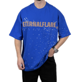 تیشرت آستین کوتاه مردانه آبی دونخ مدل ETERNALFLARE