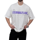 تیشرت آستین کوتاه مردانه سفید دونخ مدل ETERNALFLARE