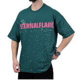 تیشرت آستین کوتاه مردانه سبز دونخ مدل ETERNALFLARE