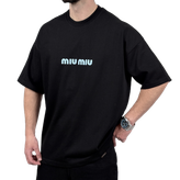 تیشرت آستین کوتاه مردانه مشکی دونخ مدل MIU MIU