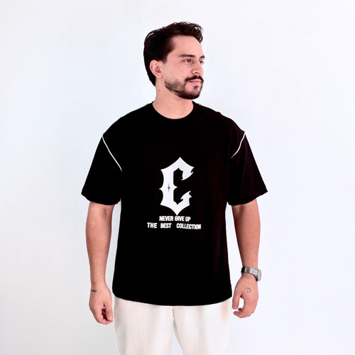 تیشرت مشکی مدل C