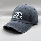 کلاه کپ جین طوسی بیسبالی مدل PARIS