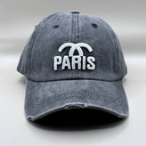 کلاه کپ جین طوسی بیسبالی مدل PARIS
