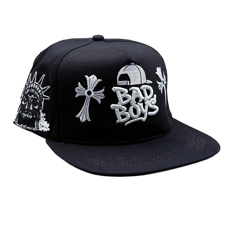 کلاه کپ مشکی بک فیت مدل BADBOYS