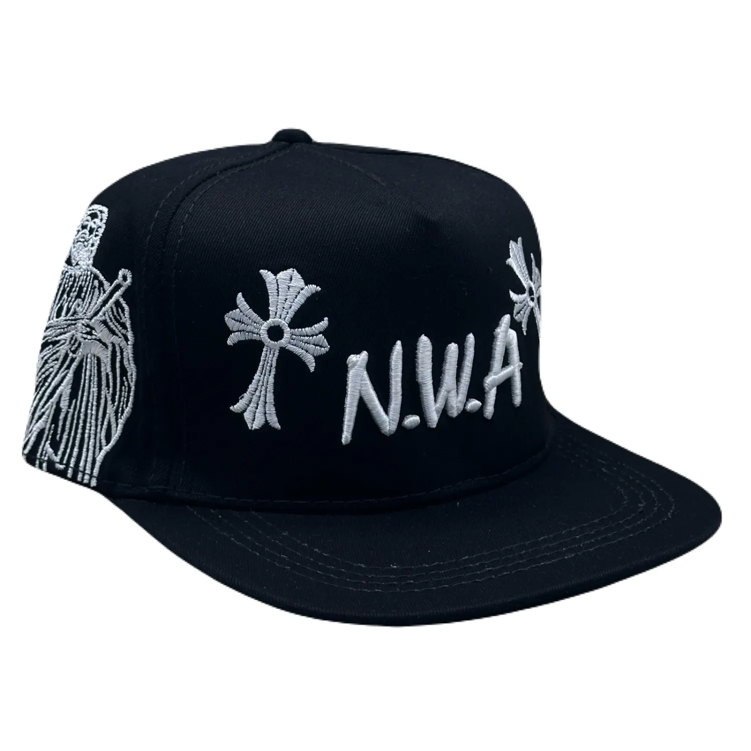 کلاه بک فیت مشکی مدل NWA CH