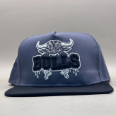 کلاه بک فیت طوسی مدل BULLS